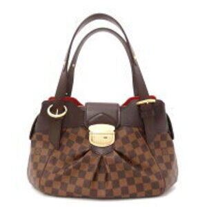 Louis Vuitton Sistine Damier Ebene Brown Leather